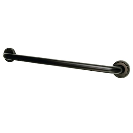 Laurel Contemporary Grab Bar, 19-1/16" L, 17 ga. Brass, Oil Rubber Bronze DR814165